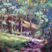 Woodland Scene       Oil on Panel      18" x 18"      SOLD